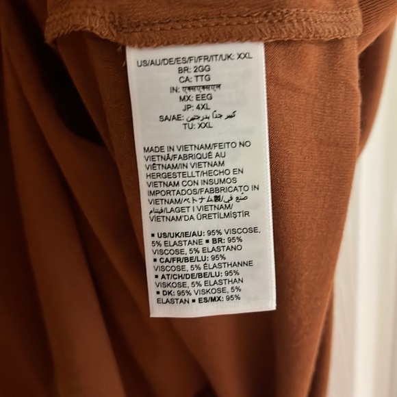 NWOT XXL Daily Ritual scoop neck tee/ tunic length 2x - Picture 3 of 4